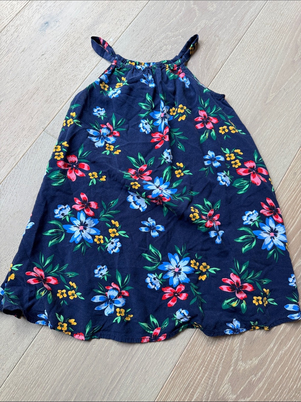 Old Navy Navy Floral Dress
